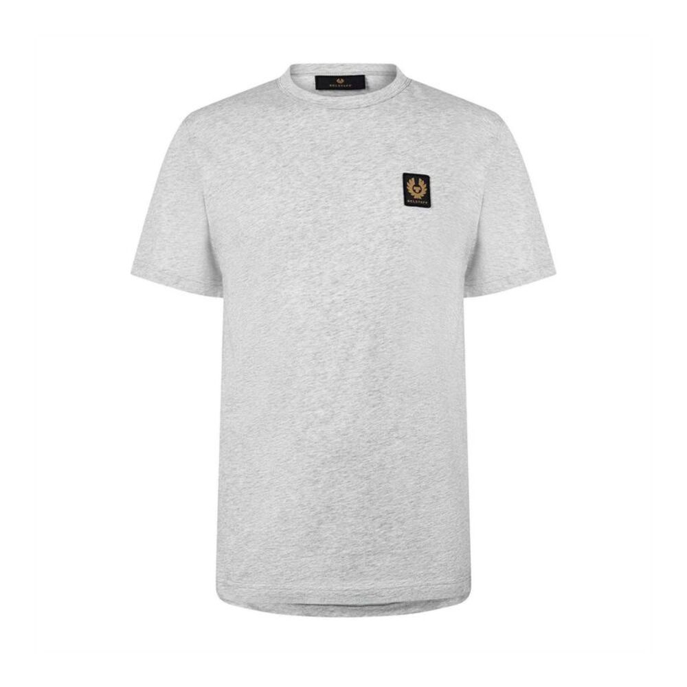 Belstaff Mens Phoenix Cotton T-Shirt / Silver